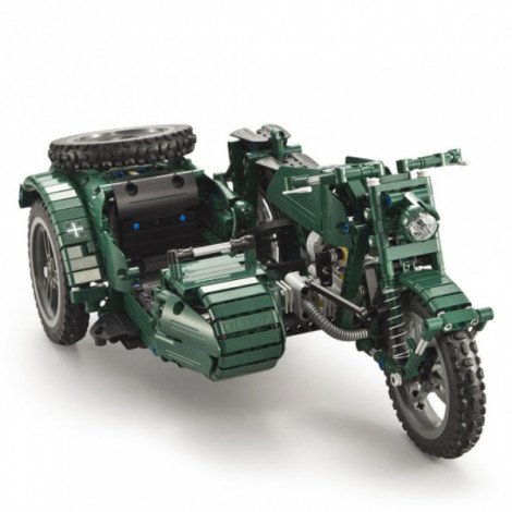 RC motorka se sajtkárou - CADA bricks (629 dílků)