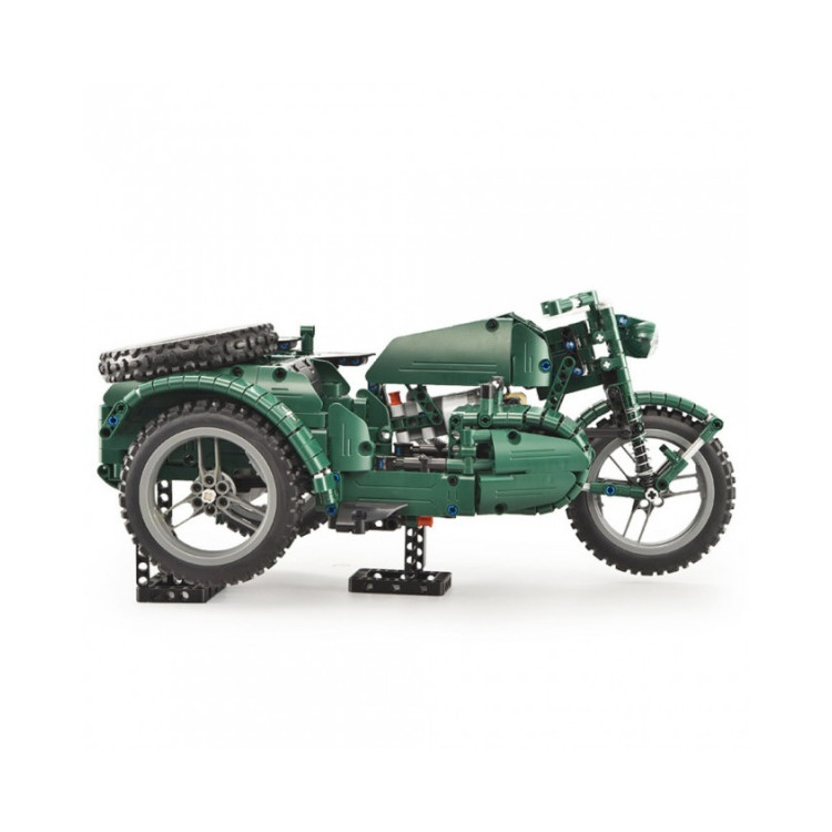 RC motorka se sajtkárou - CADA bricks (629 dílků)