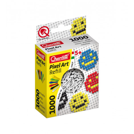 Quercetti Photo Pixel Art 1000 náhradní kolíčky bílé
