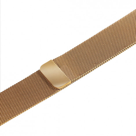 Apple Watch náhradní náramek 42mm Milánský tah Gold