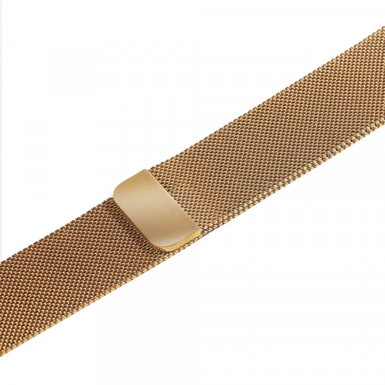 Apple Watch náhradní náramek 42mm Milánský tah Gold