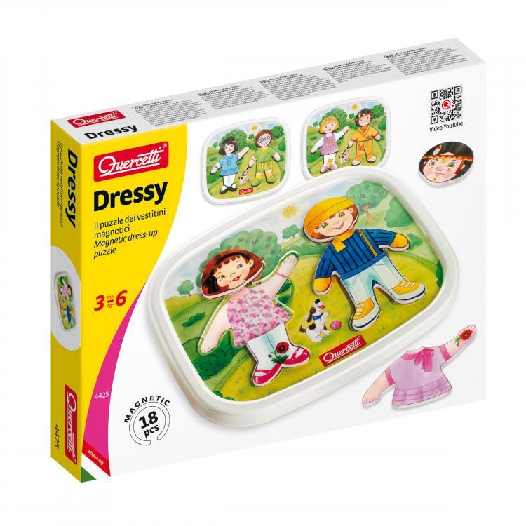 Quercetti 4425 Dressy Baby magnetic dress-up puzzle