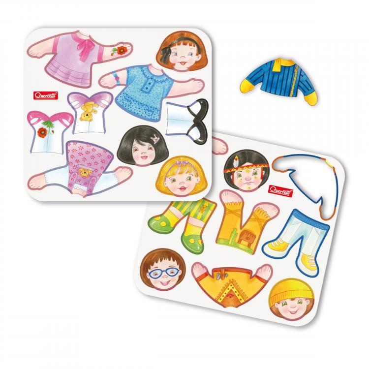 Quercetti 4425 Dressy Baby magnetic dress-up puzzle