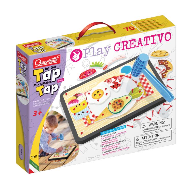 Quercetti 2861 Play Creativo Tap Tap - Food